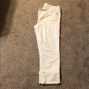 Gap white capris